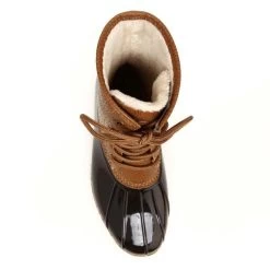 Jambu Chocolate Brown Maplewood Waterproof Women's Duck Boots B9MAW34 -Vogue Shoes b9maw34 4 resized