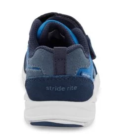 Stride Rite Navy Zips Made2play Little Kids Sneakers BB029301 -Vogue Shoes bb029301