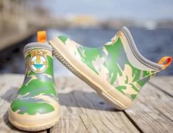 Buoy Boots Camo Childrens Ankle Length Rain Boot BB106