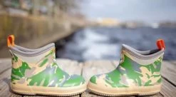 Buoy Boots Camo Childrens Ankle Length Rain Boot BB106 -Vogue Shoes bb106 3 resized 1