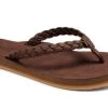 Cobian Chocolate Bethany Braided Pacifica Womens Flip Flops BBP23 -Vogue Shoes bbp23 201