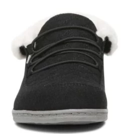 Vionic Black Believe Womens Slipper Boot BELIEVE-BLACK -Vogue Shoes believe black 2 resized x2