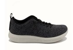 Woolloomooloo Black Lace Belmont Mens Sneakers BELMONT-BK-MEN -Vogue Shoes belmont bk men 2