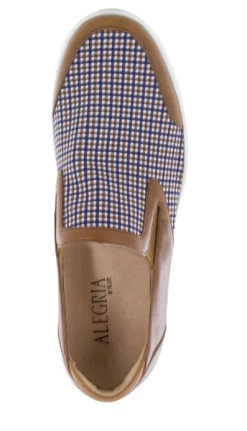 Alegria Tan Plaid Bender Men's Casual Shoes BEN-9240 -Vogue Shoes ben 9240 4