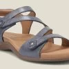 Taos Dark Blue Big Time Women's Comfort Sandals BGT-14132-DKBL -Vogue Shoes bgt 14132 dkbl