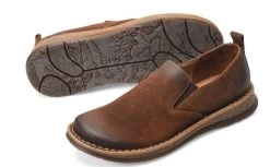 Born Brown Glazed Ginger Distressed Mens Casual Shoes BM0010306