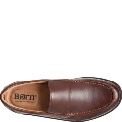 Born Tan Cymbal Brompton II Mens Slip On Loafers BM0010716 -Vogue Shoes bm0010716 4 resized