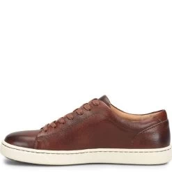 Born Dark Tan Bourbon Allegheny II Mens Leather Lace Up Sneakers BM0010825 -Vogue Shoes bm0010825 8 resized