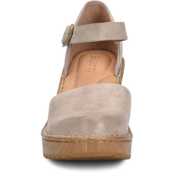 Born Cream Visone Distressed Nellie Womens Wedge Shoes BR0040179 9 Born Cream Visone Distressed Nellie Womens Wedge Shoes BR0040179 - Image 7