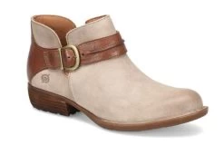 Born Cream/Brown Kati Women's Booties BR0040479
