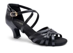 Capezio Black Georgia 2 Inch Ballroom Shoes BR4003W