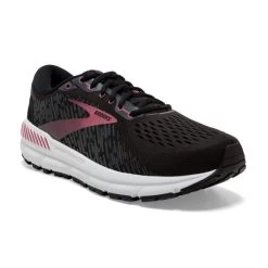 Brooks Black/Ebony/Mauvewood Addiction GTS15 Womens Running Shoes 120352-088