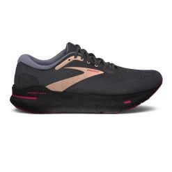 Brooks Black/Papaya/Raspberry Ghost Max Women's Road Running Shoes 120395-049 -Vogue Shoes brooks 120395049 l
