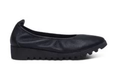 Aetrex Black Brianna Womens Ballet Flat BW100 -Vogue Shoes bw100 1