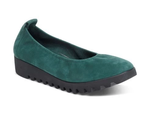 Aetrex Dark Teal Brianna Womens Ballet Flat BW105 3 Aetrex Dark Teal Brianna Womens Ballet Flat BW105