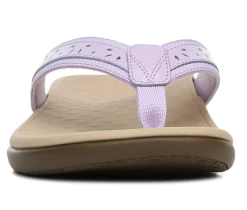 Vionic Pastel Lilac Casandra Toe Post Ladies Sandals CASANDRA-LILAC -Vogue Shoes casandra lilac 2