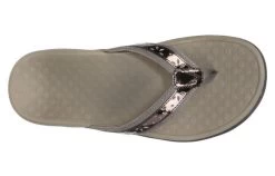 Vionic Pewter Casandra Toe Post Womens Sandals CASANDRA-PEWTER 7 Vionic Pewter Casandra Toe Post Womens Sandals CASANDRA-PEWTER -Vogue Shoes casandra pewter 3 resized