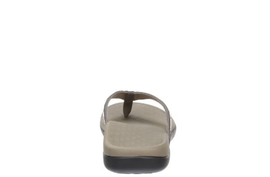Vionic Pewter Casandra Toe Post Womens Sandals CASANDRA-PEWTER 6 Vionic Pewter Casandra Toe Post Womens Sandals CASANDRA-PEWTER - Image 4