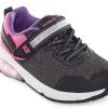 Stride Ride Pink And Black Made 2 Play Radiant Bounce Big Kids Light Up Sneakers CG005109 -Vogue Shoes cg005109 1