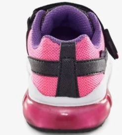 Stride Ride Pink And Black Made 2 Play Radiant Bounce Big Kids Light Up Sneakers CG005109 -Vogue Shoes cg005109 3