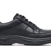 Rockport Men's Black Dunham Midland Service Lace Up Comfort Shoes CH4763