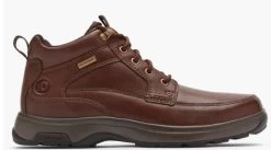 Dunham Dark Brown Leather 8000 Mid Boot Men's Waterproof Boots CI2167 -Vogue Shoes ci2167 2 resized