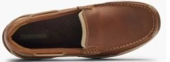 Dunham Tan Leather Captain Venetian Men's Boat Shoes CJ1478 -Vogue Shoes cj1478 4 resized