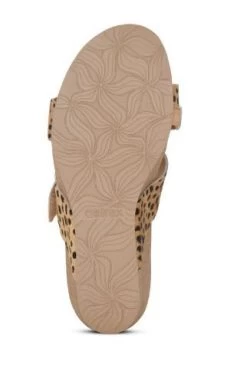 Aetrex Kimmy Cheetah Arch Support Womens Wedge Sandals CK314 -Vogue Shoes ck314 3