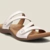 Taos White Double U Women's Comfort Sandals DBU-13930 1 Taos White Double U Women's Comfort Sandals DBU-13930 -Vogue Shoes dbu 13930 wht 1 resized