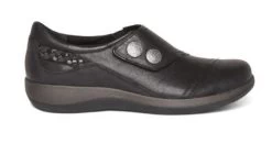Aetrex Black Karina Monk Womens Wide Shoe DM500 -Vogue Shoes dm500 1