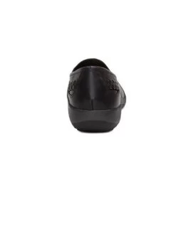 Aetrex Black Trisha Womens Slip On Shoes DM520-BLACK -Vogue Shoes dm520 black 3 resized