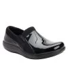 Alegria Black Patent Duette Womens Comfort Slip On Shoes DUE-101 -Vogue Shoes due 101 s1