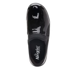 Alegria Black Patent Duette Womens Comfort Slip On Shoes DUE-101 -Vogue Shoes due 101 s4