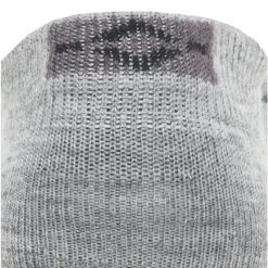Wigwam Grey Axiom No Show Socks F1701-072 -Vogue Shoes f1701 072 3 resized