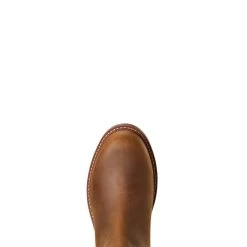 Ariat Weathered Brown Wexford Waterproof Mens Boots 10034032 -Vogue Shoes f20 mns engl 10034032 toe
