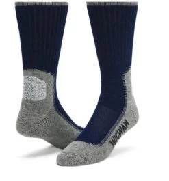 Wigwam Navy With Pewter Hiking And Outdoor Socks F6077-901