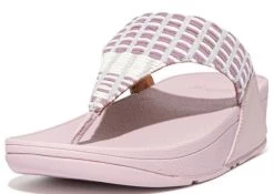 Fitflop Soft Lilac Lulu Art Denim Womens Toe Post Sandals FB2-946 10 Fitflop Soft Lilac Lulu Art Denim Womens Toe Post Sandals FB2-946 -Vogue Shoes fb2 946 3 resized