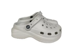 Surf7 White Kids Clogs FF379K-WHT