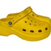 Surf7 Yellow Kids Clogs FF379K-YELLOW -Vogue Shoes ff379k yellow angle.jpg wht bkg rsz cp 2