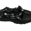 Surf7 Black Strap Childrens Sandals With Adjustable Straps FF382B-BLK -Vogue Shoes ff382b blk angle wht bkg rz edit2 1