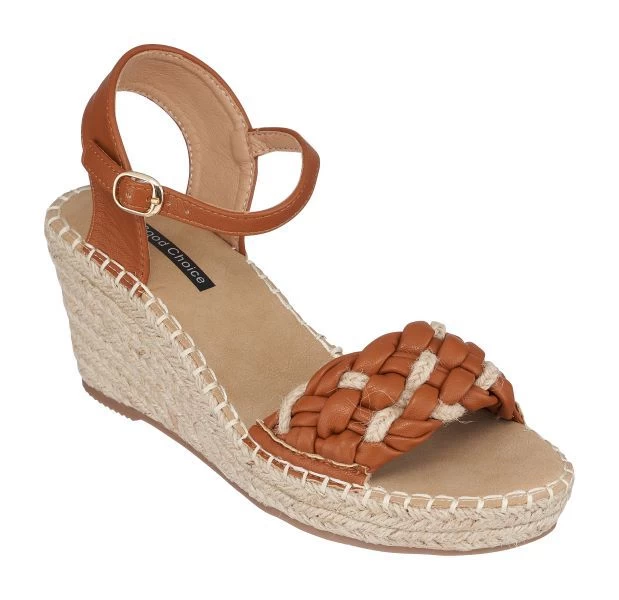 Good Choice Tan Cati Espadrille Womens Wedge Sandals 3 Good Choice Tan Cati Espadrille Womens Wedge Sandals