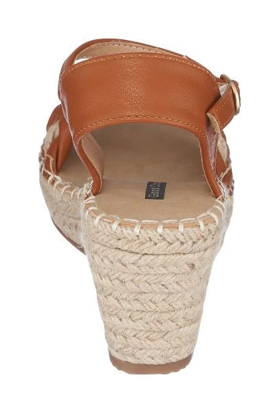 Good Choice Tan Cati Espadrille Womens Wedge Sandals 6 Good Choice Tan Cati Espadrille Womens Wedge Sandals - Image 4