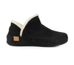 Strive Black Geneva Women's Slippers GENEVA-BLACK -Vogue Shoes geneva black lateral resized