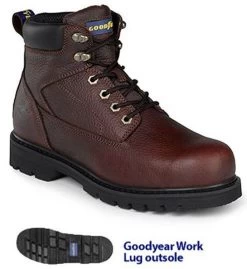 GY6003 Goodyear Briar Full Grain Leather 6 Inch Mens Work Boots
