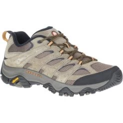 Merrell Walnut Moab 3 Mens Hiking Shoes In Medium And Wide Width J035893 -Vogue Shoes j035893w resized 1