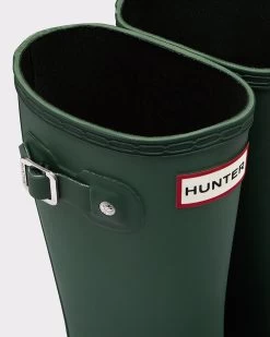 Hunter Boots Hunter Classic Hunter Green Matte Kids Waterproof Boots JFT6000RMA-HGR