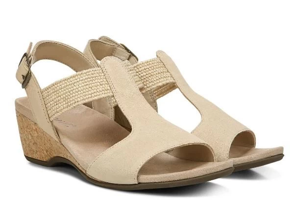 Vionic Semolina Kaytie Womens Wedge Sandals 5 Vionic Semolina Kaytie Womens Wedge Sandals - Image 3