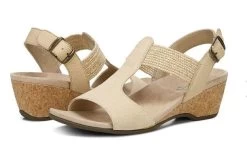 Vionic Semolina Kaytie Womens Wedge Sandals 9 Vionic Semolina Kaytie Womens Wedge Sandals -Vogue Shoes kaytie 250 4