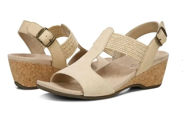 Vionic Semolina Kaytie Womens Wedge Sandals 4 Vionic Semolina Kaytie Womens Wedge Sandals - Image 2