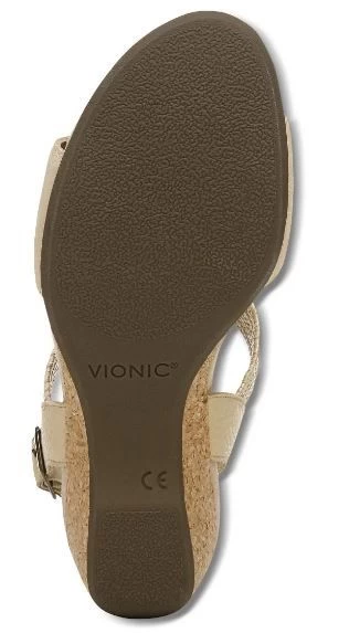 Vionic Semolina Kaytie Womens Wedge Sandals 8 Vionic Semolina Kaytie Womens Wedge Sandals - Image 6